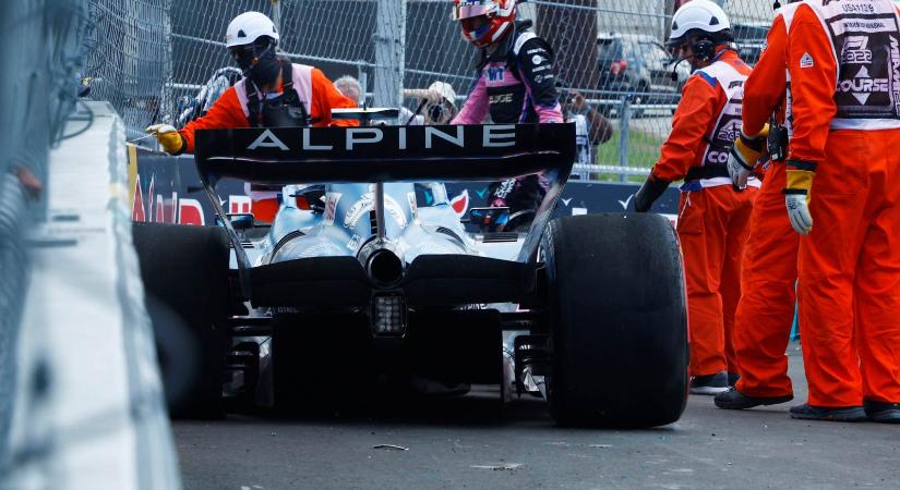 Véreset vizelt a baleset után az F1-pilóta