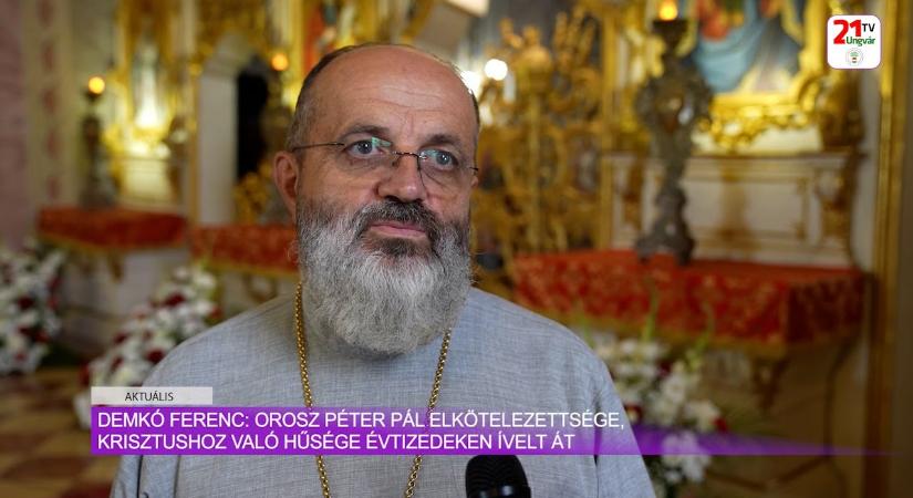 Aktuális (2025.10.13) Demkó Ferenc: Orosz Péter Pál elkötelezettsége, Krisztushoz való hűsége évtizedeken ívelt át (videó)