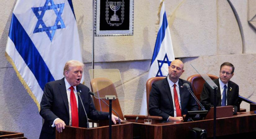 Trump szerint Izrael és a Közel-Kelet aranykora következik el