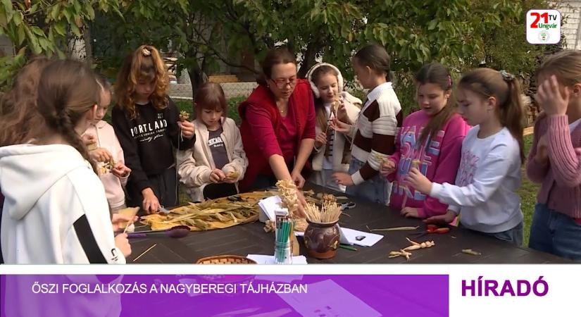 Őszi foglalkozás a Nagyberegi Tájházban (videó)