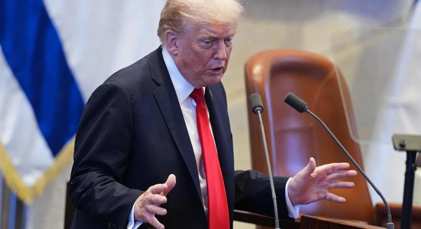Egy izraeli politikus Palesztina elismerésére szólított fel a Kneszetben Donald Trump beszéde közben