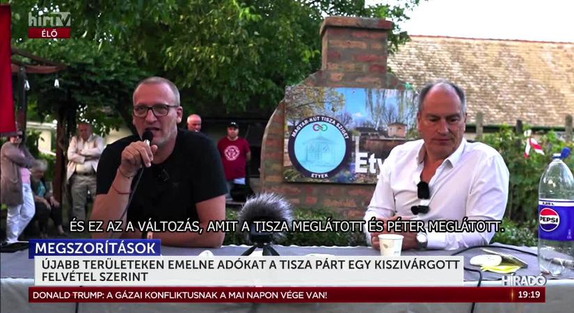 A Tisza Párt újabb bravúrja: felvételen az adóemelési terv  videó