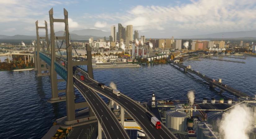 A hónap végén hidak és kikötők épülnek a Cities Skylines II-ben, jön a Bridges & Ports kiegészítő