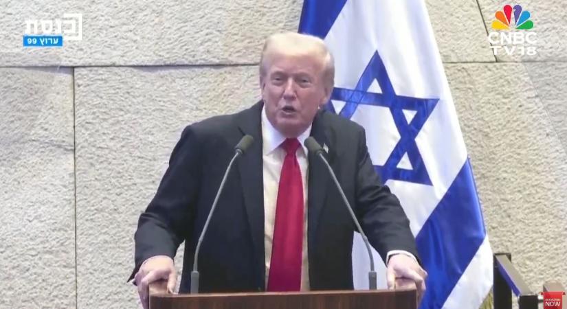 Trump: „Itt az ideje, hogy a palesztinok népük felépítésére koncentráljanak, ahelyett, hogy megpróbálnák lerombolni Izraelt”