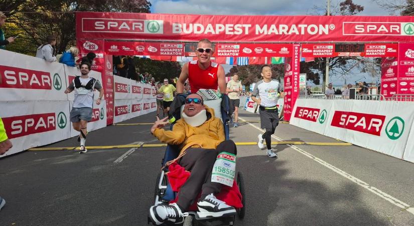 A Budapest Maraton egyik leginspirálóbb pillanatát egy kecskeméti párosnak köszönhettük