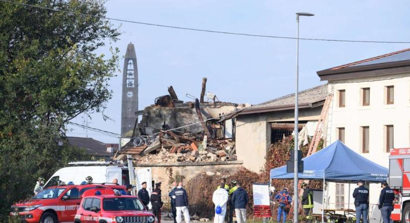 Rendőrökre robbantottak egy házat az olaszországi Verona tartományban