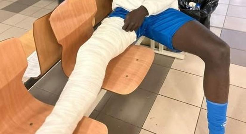 Brutális sérülést szenvedett a baranyai csapat védője: hosszú kihagyás vár rá