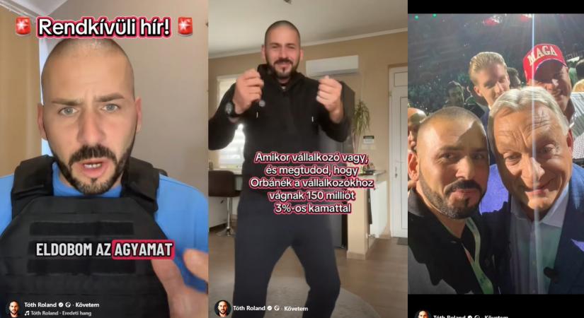 A tahóterror emberi megtestesülése: Tóth Roland, a „jóképű fideszes csávó”, aki taktikai mellényben szólítja fel távozása az Európai Bizottság elnökét