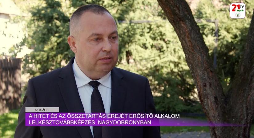 Aktuális (2025.10.14) - A hitet és az összetartás erejét erősítő alkalom. Lelkésztovábbképzés Nagydobronyban (videó)