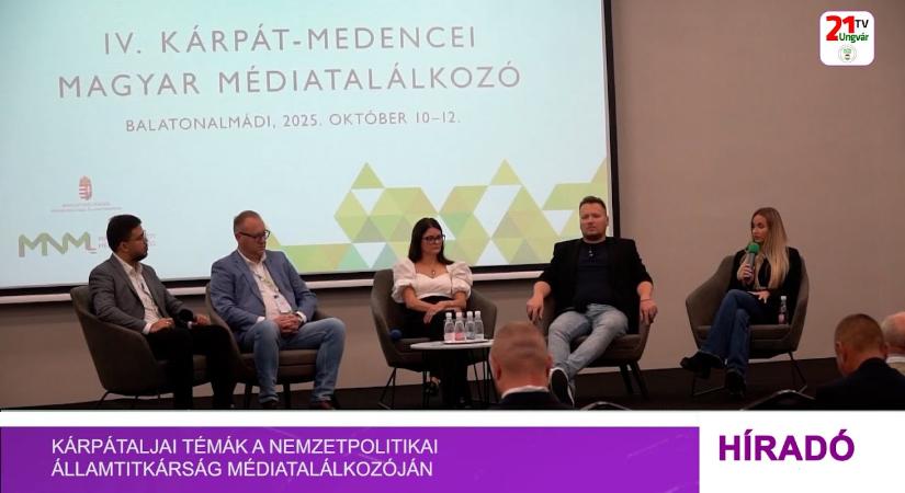 Kárpátaljai témák a Nemzetpolitikai Államtitkárság médiatalálkozóján (videó)
