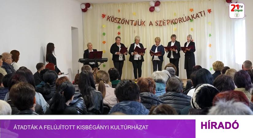 Átadták a felújított kisbégányi kultúrházat (videó)