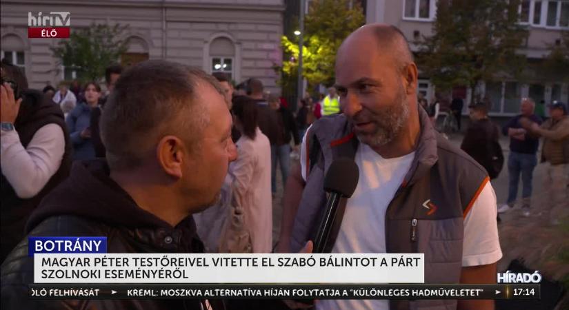 Így kezeli a kritikát Magyar Péter: testőrökkel és feljelentéssel  videó