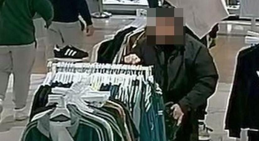 Két pár cipővel is kisurrant, a kamerával nem számolt az elkövető