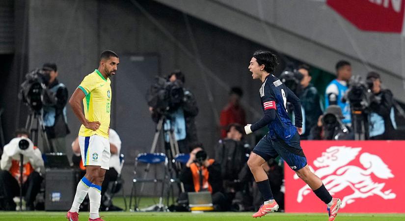 Felkészülés: a brazilok kétgólos vezetésről kaptak ki Japán ellen – videóval