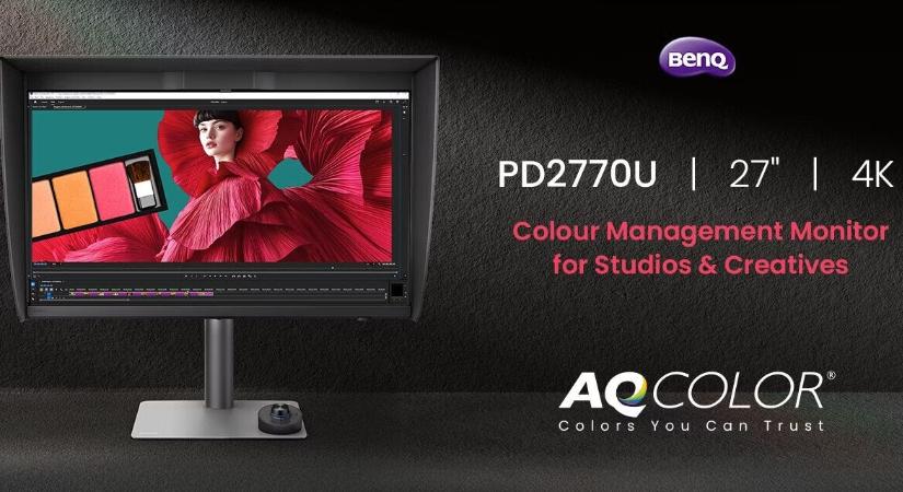 Színhelyességre fókuszáló, menedzselhető monitorral jelentkezett a BenQ