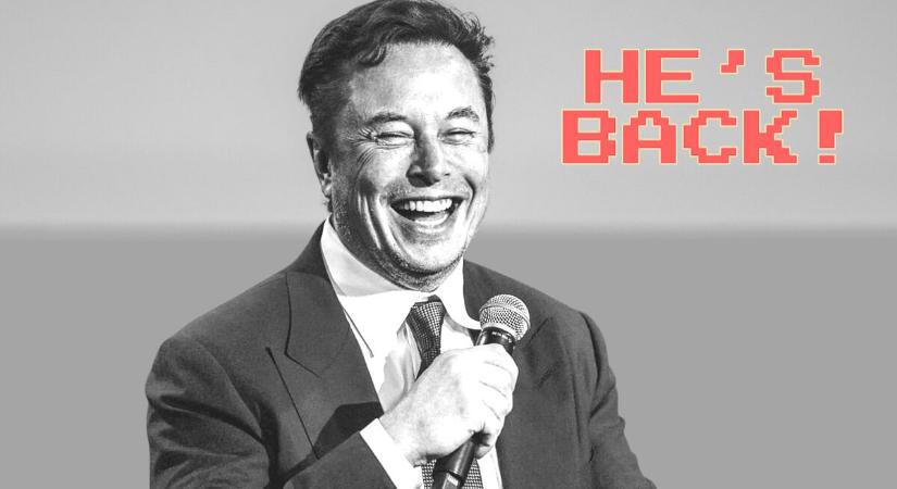 Visszatért Musk! 3 év után újra megszólalt a Bitcoinról – és most komolyabb, mint valaha