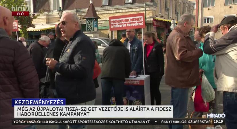 A Tisza-sziget is a béke pártján: aláírták az ívet  videó
