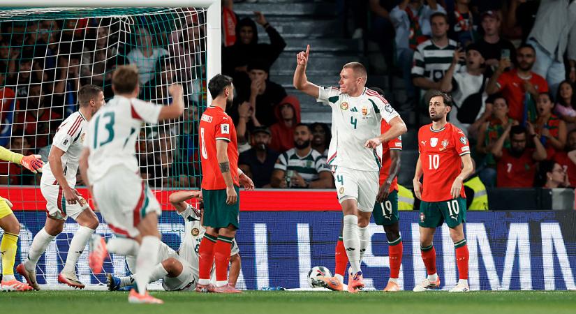 Videó: Ezzel a góllal vezet a magyar válogatott Portugáliában