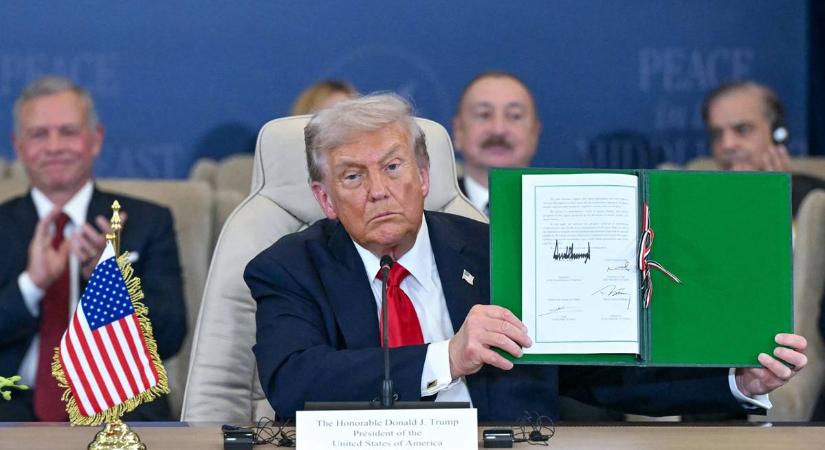 Donald Trump: a Hamászt szükség esetén erővel kényszerítjük fegyverletételre