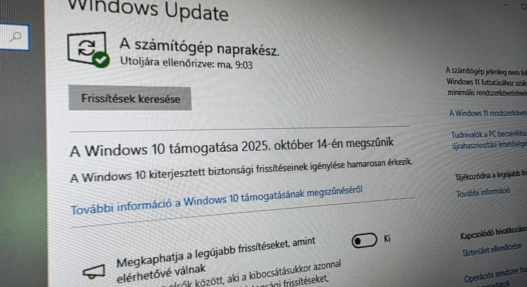 Mától nem frissül a Windows 10 – mutatjuk, hogyan maradj biztonságban