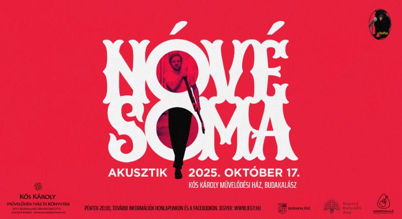 Nóvé Soma western népdalokkal érkezik pénteken Budakalászra