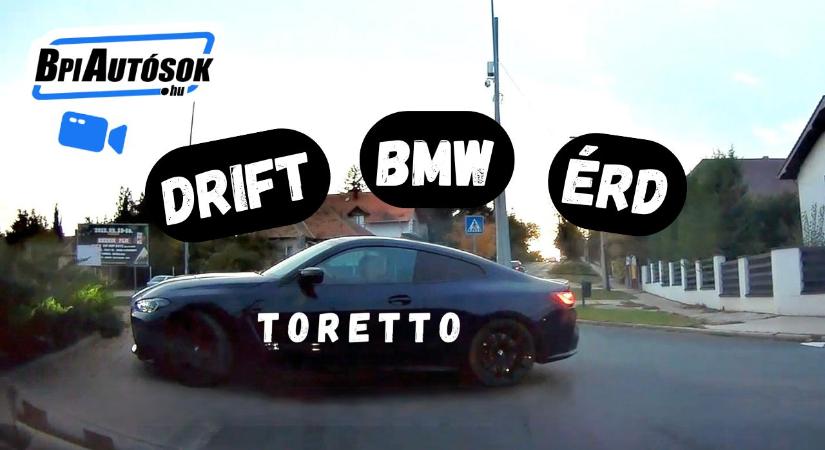 Két kört driftelt volna a BMW-s, érdi Toretto – közben akadt egy kis baki
