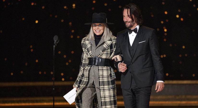 Keanu Reeves a vörös szőnyegen emlékezett meg Diane Keatonről