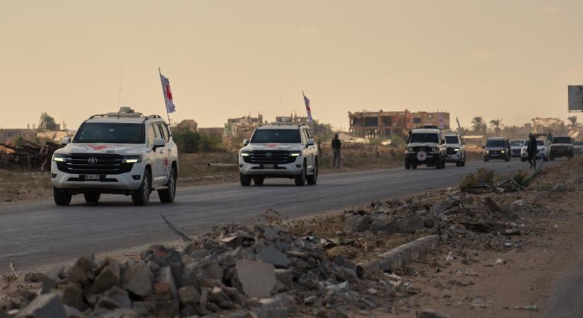Gond van a Hamász által átadott egyik holttesttel