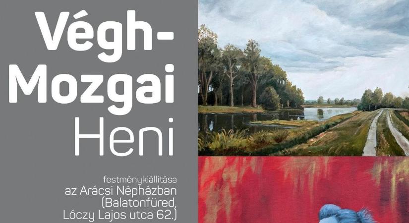 Végh-Mozgai Heni kiállításának megnyitója Balatonfüreden