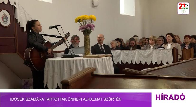 Idősek számára tartottak ünnepi alkalmat Szürtén (videó)