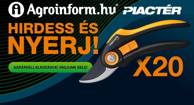 Nyerj FISKARS metszőollót az Agroinformmal!