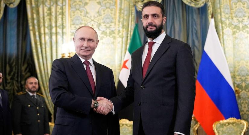 Vlagyimir Putyin a Kremlben fogadta Ahmed es-Sar szír elnököt