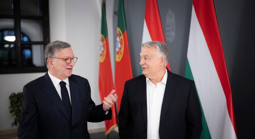 Orbán Viktor Ursula von der Leyen egyik elődjét fogadta