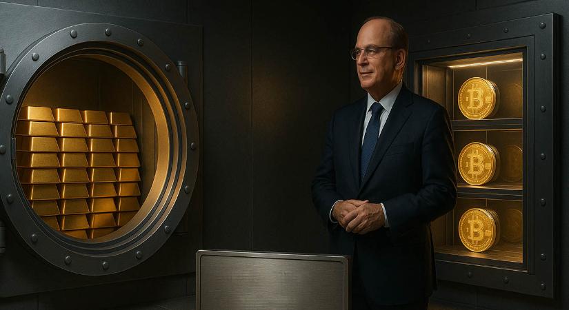 Larry Fink: a Bitcoin aranyhoz hasonlóan jó eszköz a portfólió diverzifikálására
