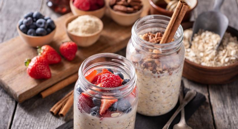 Overnight oats: így készül a főzés nélküli zabkása