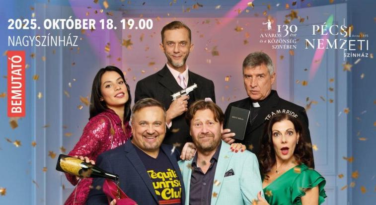 Legénybúcsú – Vidákovics Szláven rendezésében érkezik Szente Vajk vígjátéka Pécsre