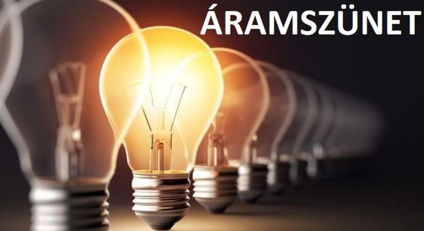 Munkálatok miatt szünetel az áramellátás több utcában