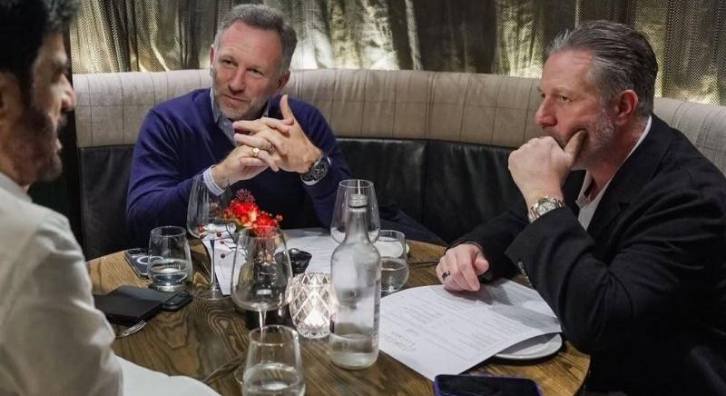 A nap képei: Ben Sulayem társaságában találkozott Brown és Horner