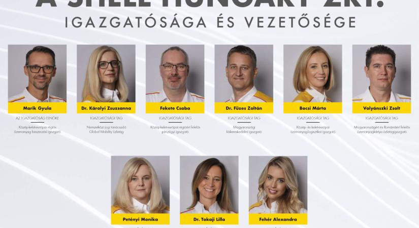 MEGÚJULT A SHELL HUNGARY VEZETŐSÉGE