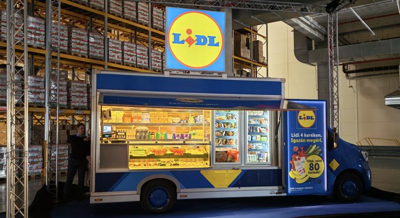 Elindult a Lidl első mozgóboltja Magyarországon