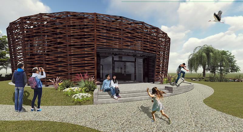 Fészekre emlékeztető új épületbe költözhet a Fehér Gólya Múzeum