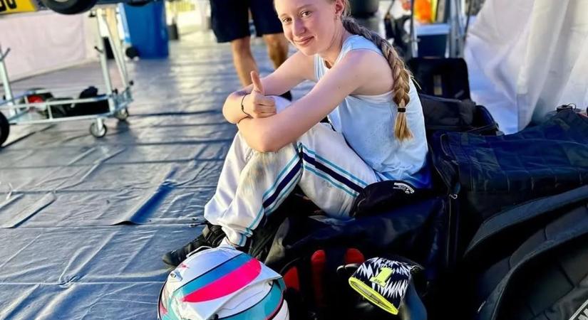 A világbajnok legenda 14 éves lánya lehet az évszázad első női Forma-1-es versenyzője