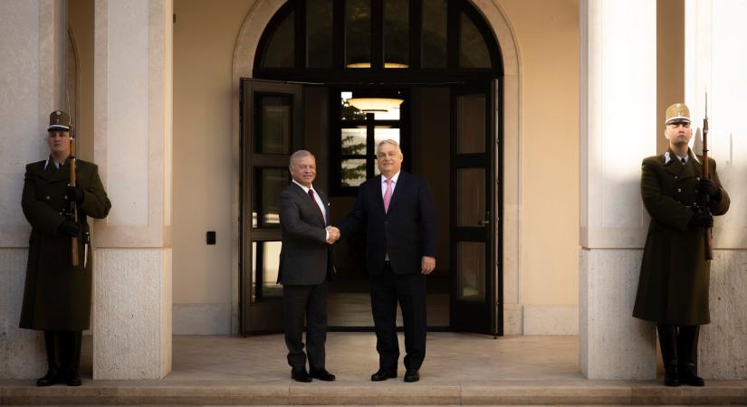 Orbán Viktor II. Abdullah jordán királlyal tárgyalt