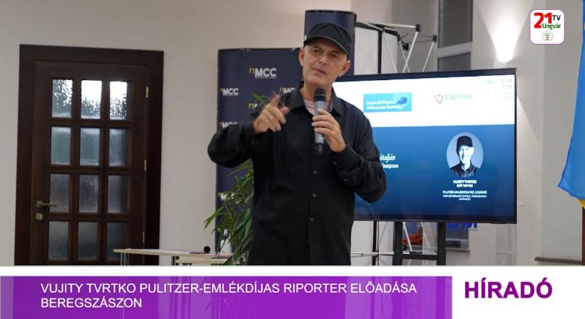 Vujity Tvrtko Pulitzer-emlékdíjas riporter előadása Beregszászon (videó)