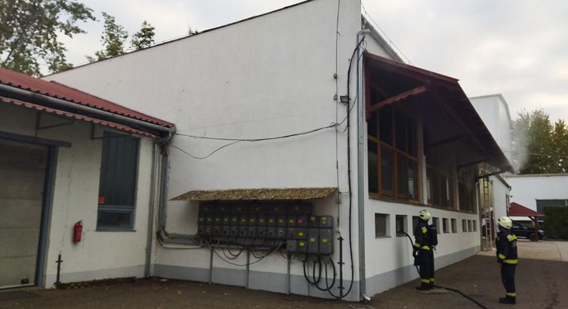 Tűz ütött ki egy ipari üzemben Árpádhalmon