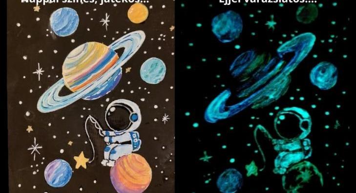 Világító űrutazás Lőrinciben 