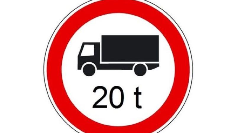 Súlykorlátozást vezetnek be Borsodban