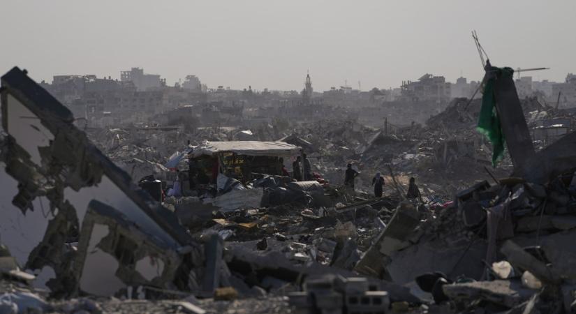 Több tízmillió tonna törmeléket kell eltávolítani a Gázai övezetből