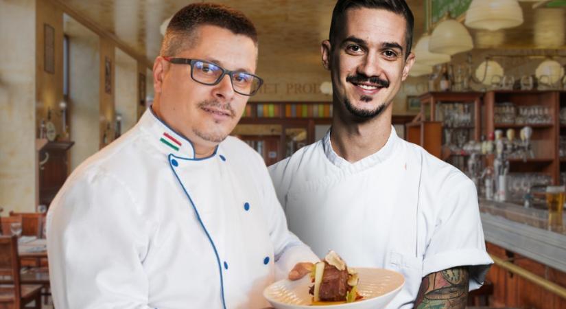 Rábaközi ízek a Belgában – Farkas Richárd és Bognár András közös gourmet estje Győrben