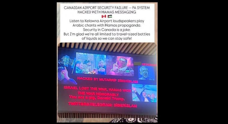 Kiberincidens bénította meg kanadai és amerikai repülőterek rendszereit - Hamász-üzenetek jelentek meg a kijelzőkön